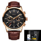 LIGE Watches Men 2024 Top Brand Luxury Casual Leather Quartz Men Watch Man Business Clock Male Sport Waterproof Date Chronograph-EXPROTAS