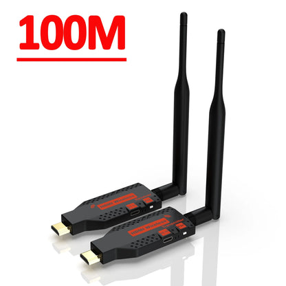 1080P 150m Wireless HDMI Extender 1 TX to 4 Splitter Video Transmitter Receiver for PS4 Camera Laptop PC to TV Monitor Projector-EXPROTAS