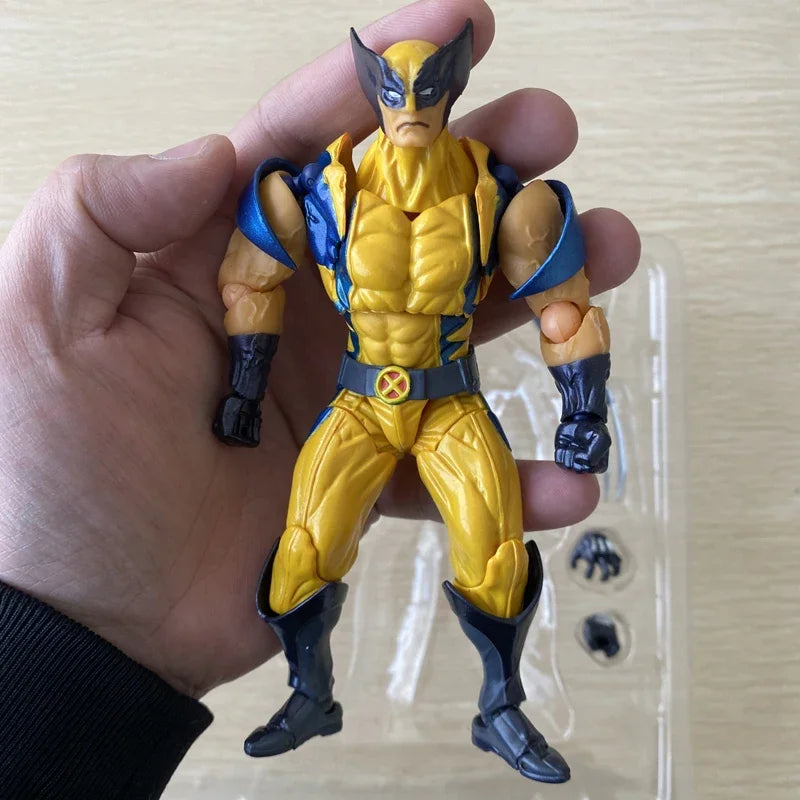 Revoltech YAMAGUCHI Wolverine Action Figure Wolverine Logan Toys X-Men Model Toy Joint Movable Doll Decor Birthday Gift For Kids-EXPROTAS
