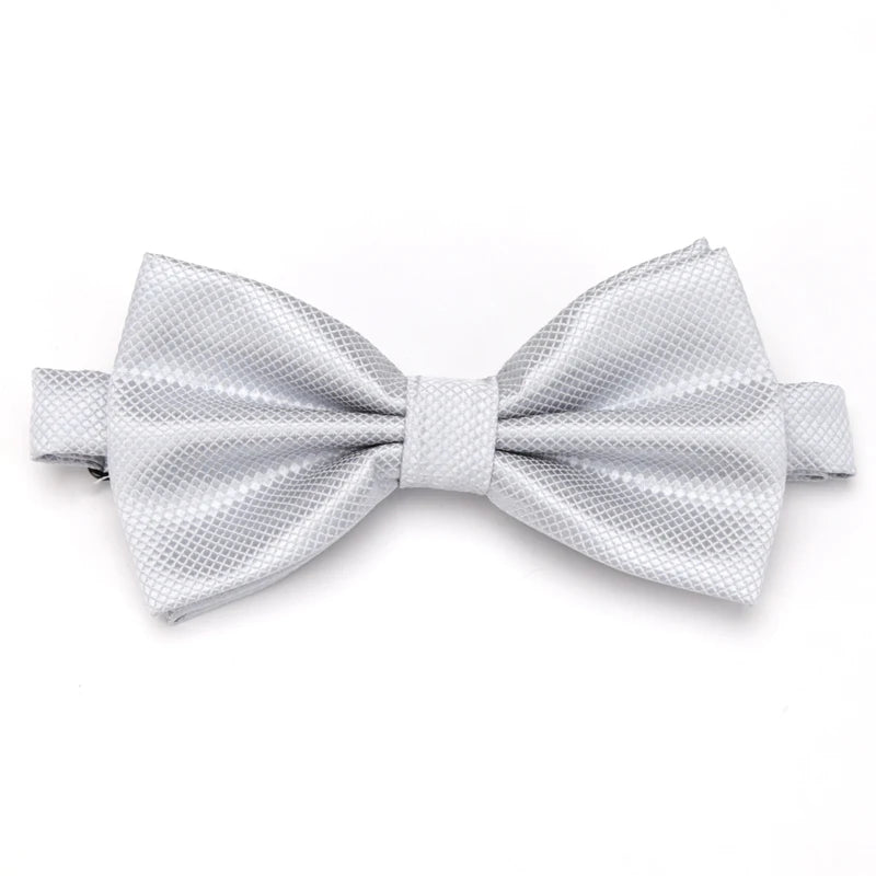 Bow Tie Solid Color Adjustable Wedding Party Ties for Men Women