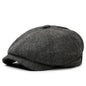 Unisex Newsboy Hat Retro Beret Cap for Spring Autumn Travel Casual