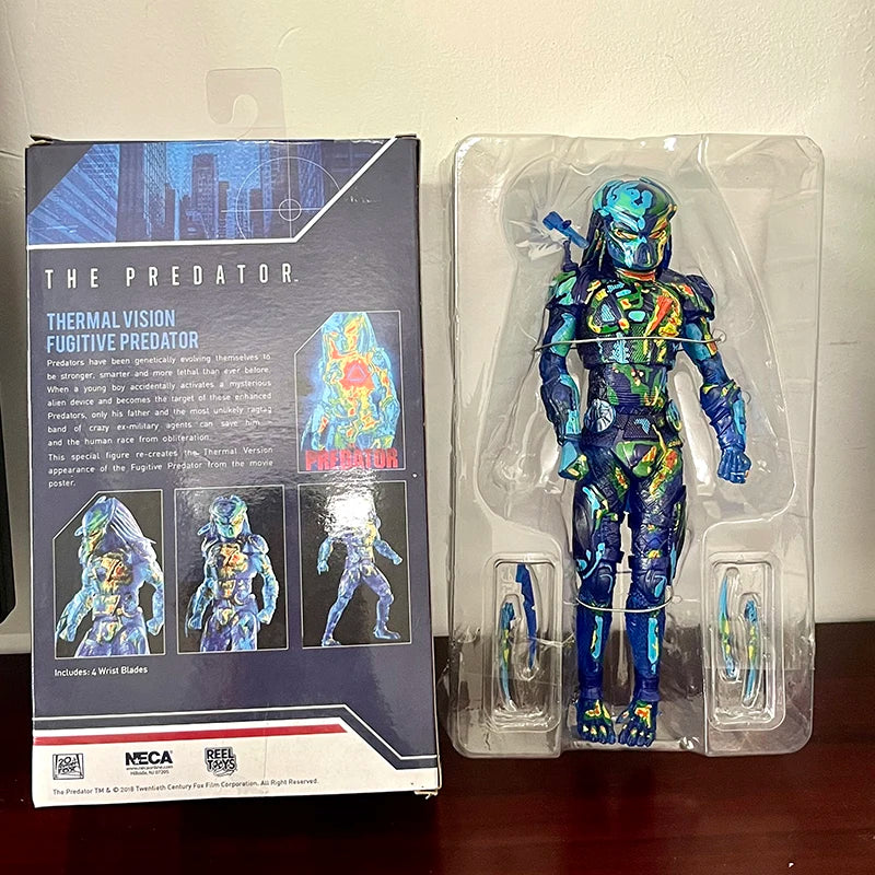 NECA Shaman Predator Ultimate Armored Lost Warrior Jungle Hunter Thermal Vision Fugitive Predator Action Figure Model Toys Gifts-EXPROTAS