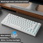 EXPROTAS Mechanical Gaming Keyboard 75% Wired RGB Backlit Gasket Layout