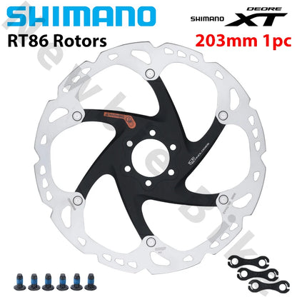 Shimano Deore XT RT86 6-Bolt Ice-Tech Disc Brake Rotor 160/180/203mm - EXPROTAS