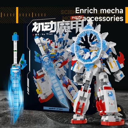 Cool Mecha Building Blocks Action Figures for Boys Gifts