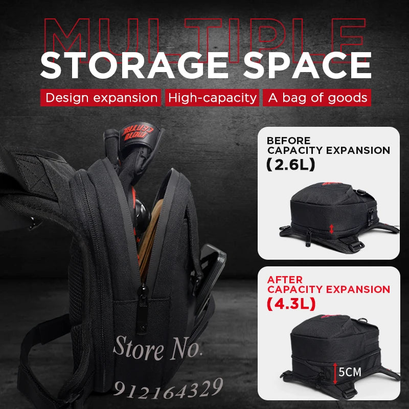 Motorcycle Drop Waist Leg Bag Thigh Belt Hip Bum Waterproof Motorbike Tactical Travel Adjustable Men's Purse Fanny Pack Bags-EXPROTAS