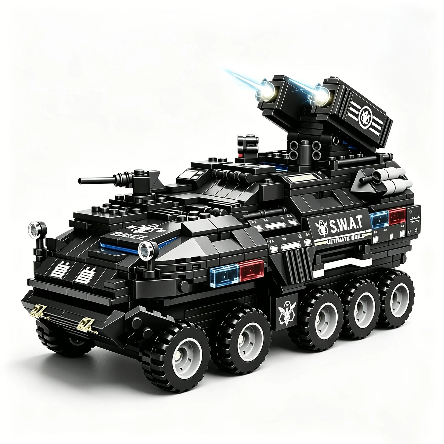 717 Special Police Vehicle Building Blocks Model Urban Army Theme