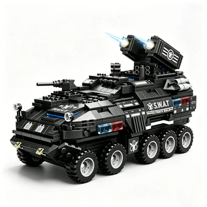 717 Special Police Vehicle Building Blocks Model Urban Army Theme