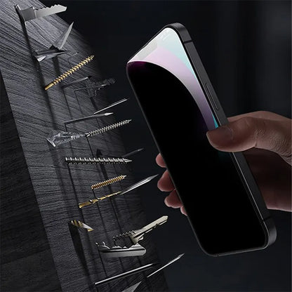 4PCS Privacy Screen Protector for iPhone 14 16 15 13 12 Anti-Spy Glass