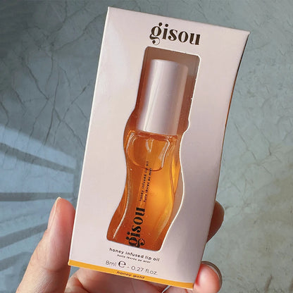 Gisou Moisturizing Lip Balm Original Honey Infused Gloss Care Oil