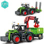 City Construction Tractor Harvester Building Block Kits Truck Farm Construction Vehicles Set Toys for Adults Boys Girls-EXPROTAS