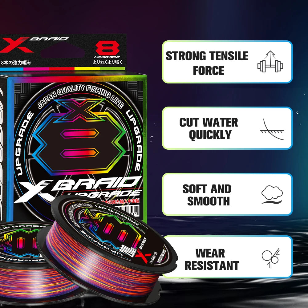 Fishing Line 1000M Fluorocarbon Coated Spool for Carp Bass Pike Perch