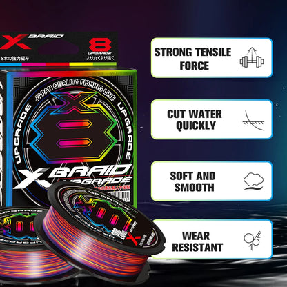 Fishing Line 1000M Fluorocarbon Coated Spool for Carp Bass Pike Perch