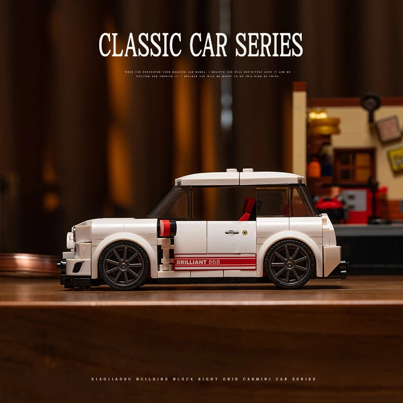 325pcs Classic Racing Car Building Blocks Creative STEM Model Toy Gift for Kids