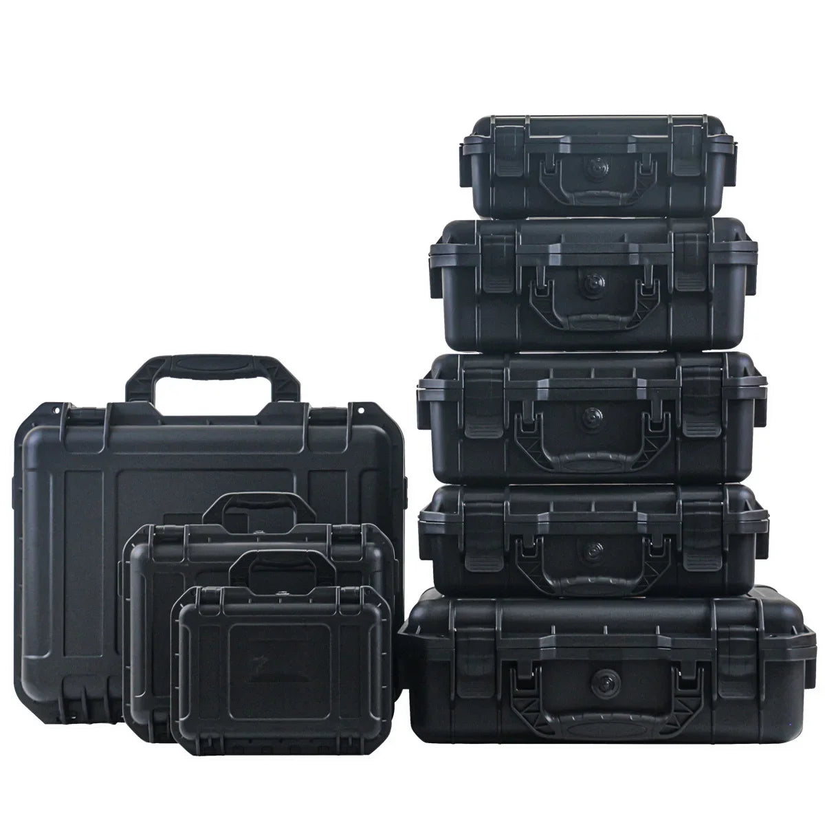 1pc Hard Carry Case Waterproof Storage Box with Pre-Cut Sponge Organizer