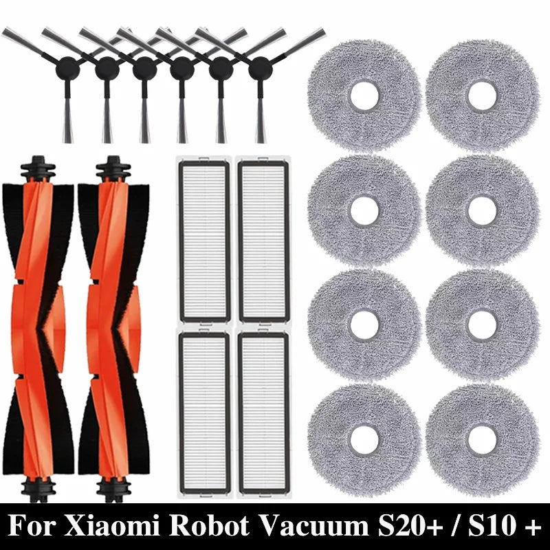 Main Side Brush Mop Filter For Xiaomi Robot Vacuum S10 B105 Accessories