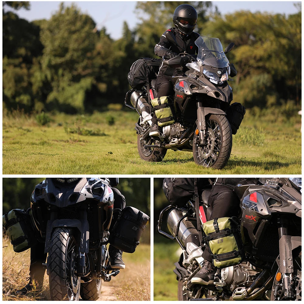 Rhinowalk 6L Waterproof Motorcycle Crash Bar Frame Tool Bag