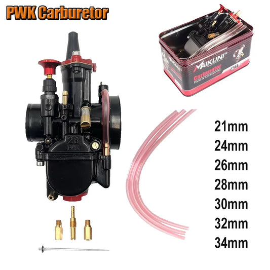 Motorcycle Carburetor PWK Modification Motorcycle Carburetor 34mm Universal Fit
