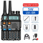 2PCS Baofeng Walkie Talkie UV-5R Dual Band Long Range 2200mAh Radio