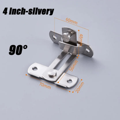 Barn Door Latch Sliding Right Angle Bolt Wine Cooler Closet Baby Safety
