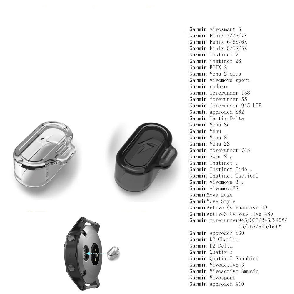 Garmin Fenix Port Dust Plug Charger Protector Cover 5/6/7/8