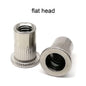 M3 M4 M5 Rivnuts Stainless Steel Rivet Nuts M6 M8 Threaded Inserts 316