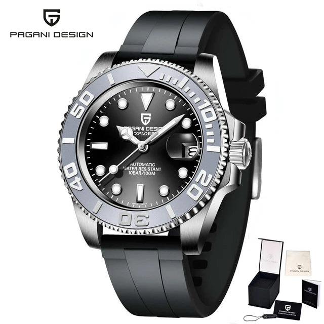 PAGANI Design Men’s Automatic Watch Sapphire Stainless Steel Waterproof Luxury Sport