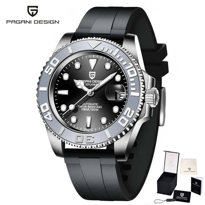 PAGANI Design Men’s Automatic Watch Sapphire Stainless Steel Waterproof Luxury Sport