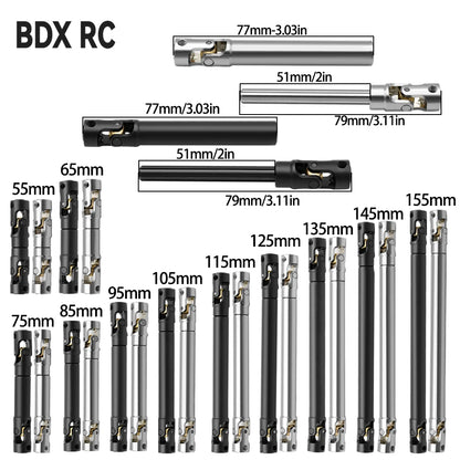 1/10 RC Crawler Metal Internal Spline Driveshaft w/ Universal Joint - EXPROTAS