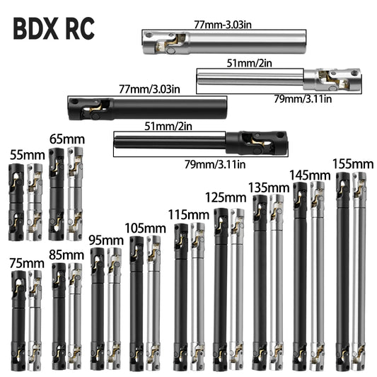 1/10 RC Crawler Metal Internal Spline Driveshaft w/ Universal Joint - EXPROTAS