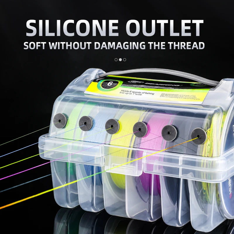 Fishing Tackle Box Double Sided Storage Case with 14 Compartments Organiser