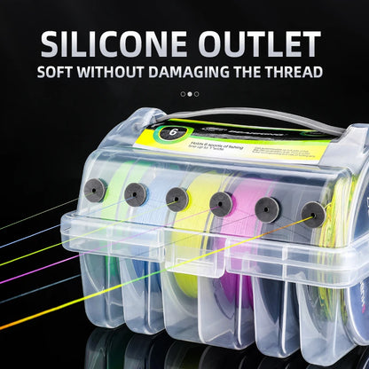 Fishing Tackle Box Double Sided Storage Case with 14 Compartments Organiser
