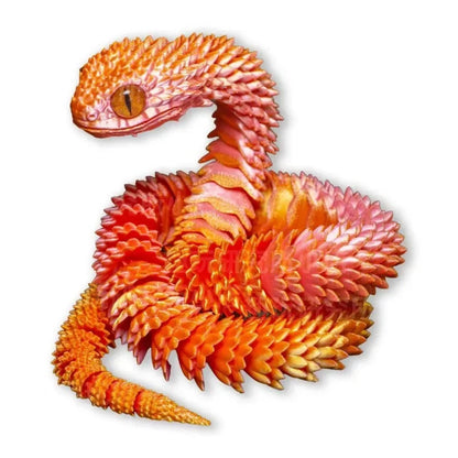 3D Printed Snake Egg Creative Decompression Mold Movable Rotatable Action Figure