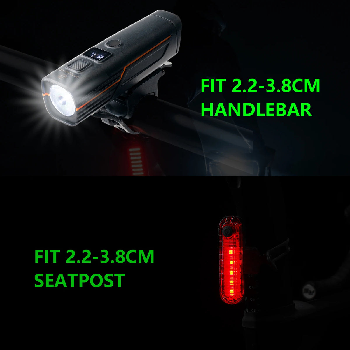 Bicycle Light Waterproof Rechargeable LED Bike Headlight MTB Road Lamp