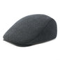 Men's Herringbone Newsboy Hat Wool Blend Flat Cap Gatsby Style