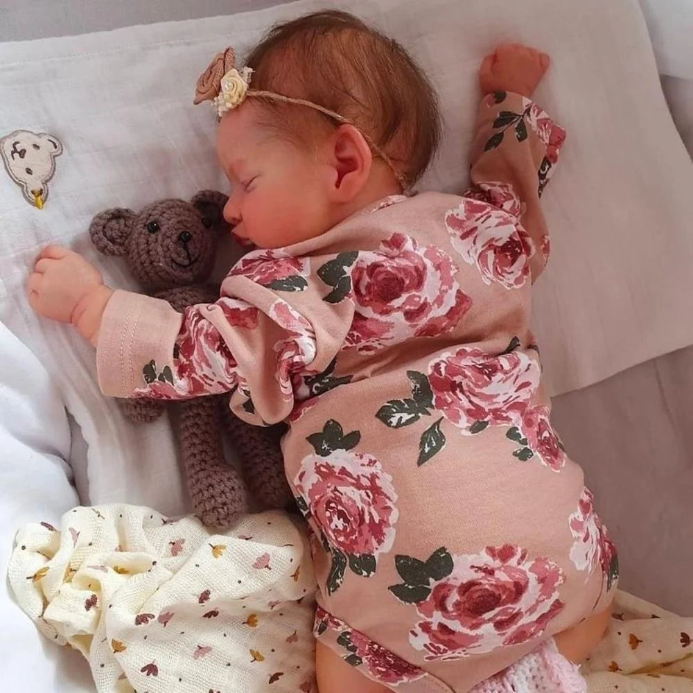48CM Reborn Doll Baby Rosalie Lifelike 3D Skin Silicone Newborn Toy