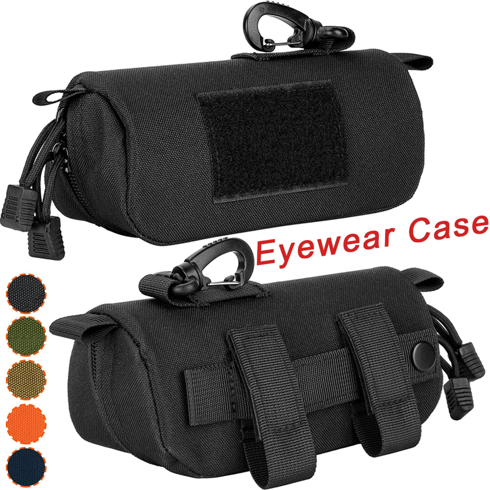 Tactical Sunglass Case Molle Shockproof Protective Box for Glasses & Sunglasses