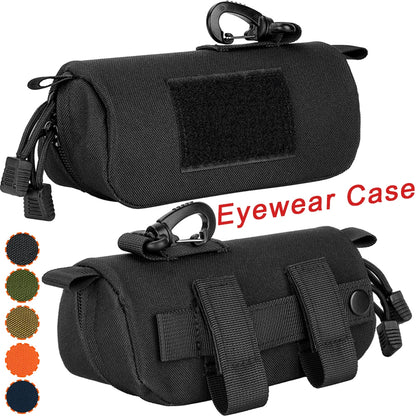 Tactical Sunglass Case Molle Shockproof Protective Box for Glasses & Sunglasses