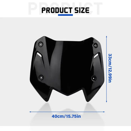 Motorcycle Windshield Deflector Screen for Yamaha TMAX 560 Tech Max 2022-2026