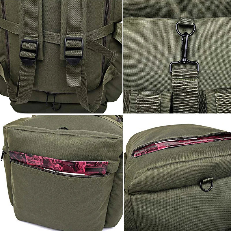 100L Shoulder Bag Backpack Travel Rucksack Duffle for Men Outdoor Hiking
