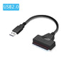 USB 3.0 to SATA Cable 2.5" HDD/SSD Adapter 6Gbps 22-Pin SATA III Cord