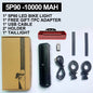 Bicycle Light Front 10000mAh USB Rechargeable Waterproof LED Bike Lamp