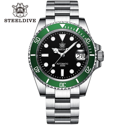 Steeldive SD1953 41mm NH35 Dive Watch 30ATM Ceramic Bezel Automatic Men