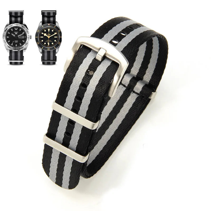 Nato Nylon Strap 20mm 22mm Military Watch Band Army Diver Wristwatch