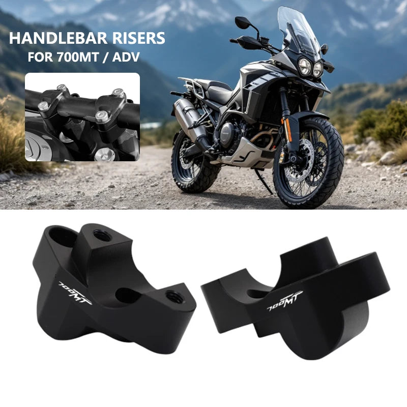 For CFMOTO 700MT 2024-2025 Handlebar Riser Clamp Mount Up Back Motorcycle Parts