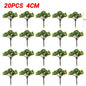 20Pcs Pine Trees Model 15cm Scenery for Scale Railway Layout Wargame Decor