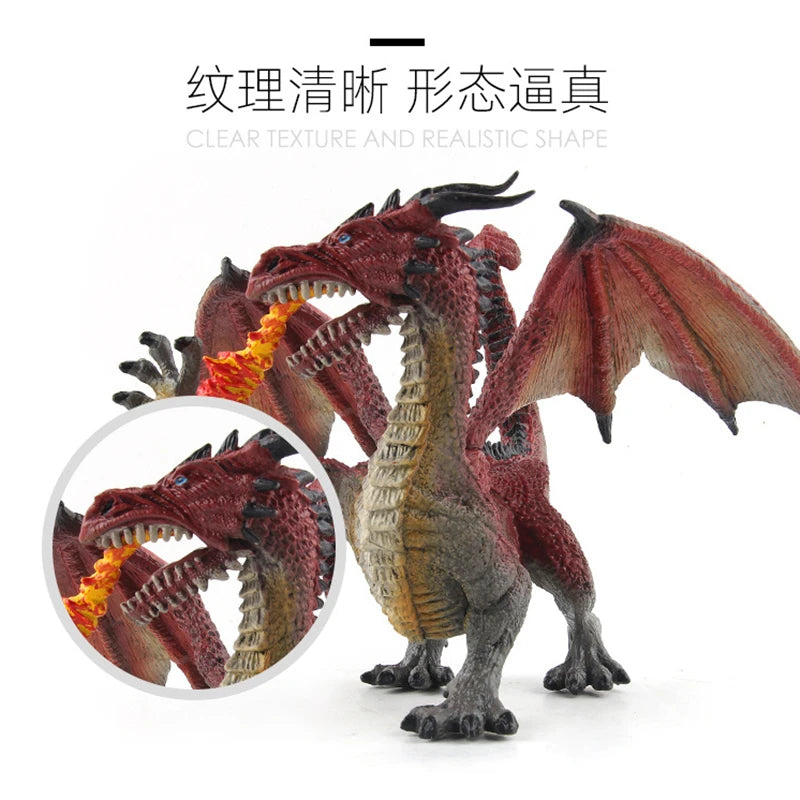 Realistic Western Mythology Dragon Action Figure for Kids Gift Toy