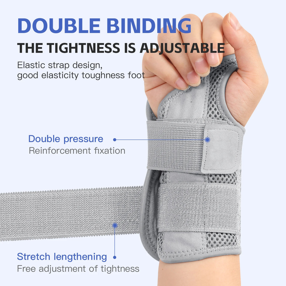 Carpal Tunnel Support Wrist Brace Splint for Pain Relief 1PC