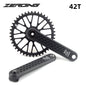 ZEROING Road Folding Bicycle Crankset 10/11/12speed Single Chainring 40/42/44/46/48T With Bracket Bottom BSA For Gravel Bike-EXPROTAS