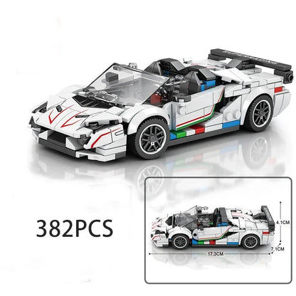 Car Series Building Blocks Model Sets Sports Racing Speed Champion DIY Educational Bricks Toys Boys Kids Adult Christmas Gifts-EXPROTAS